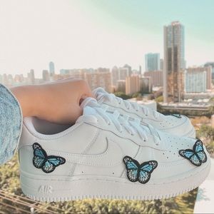IN STOCK! Brand New Custom Butterfly Air Force 1's